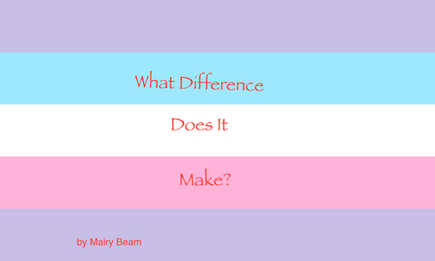 What Difference Does It Make? by Mairy Beam