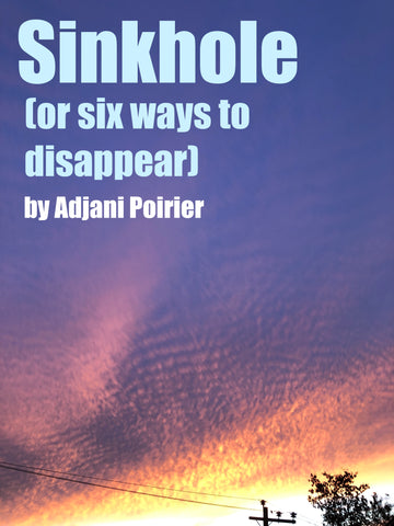 Sinkhole (or six ways to disappear) by Adjani Poirier